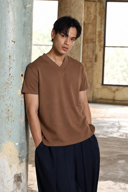 The ESSENCE Juban Tee - Mocha Brown