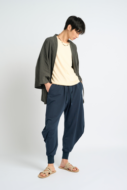 FREEDOM Noragi Jacket (100% TENCEL™ linen) - Anthracite Grey