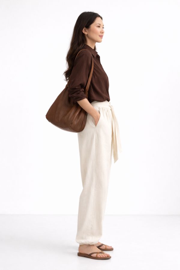 RYÚ Drop-V Seamless Collar Shirt - Espresso