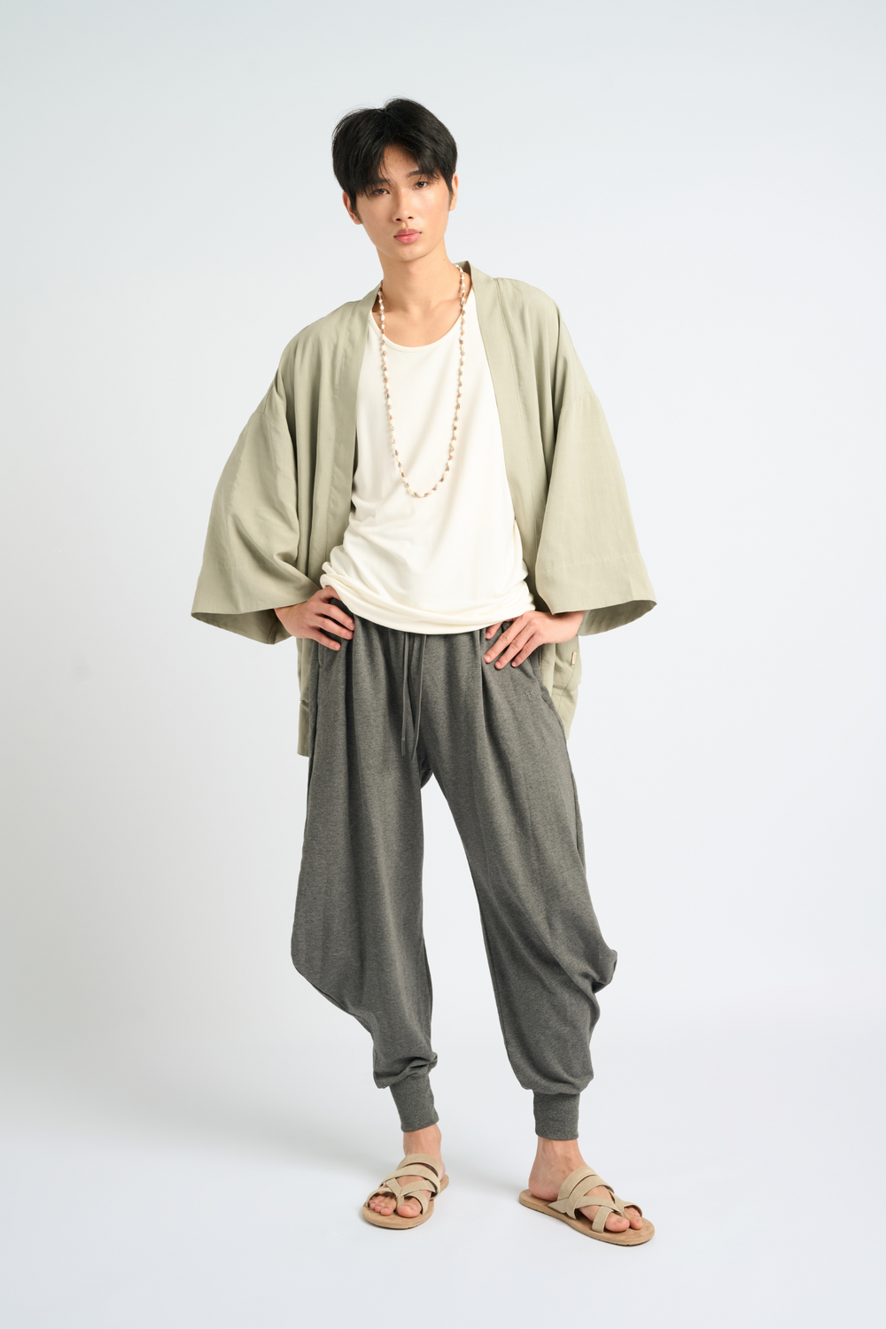 FREEDOM Noragi Jacket (100% TENCEL™ linen) - Sea Sage