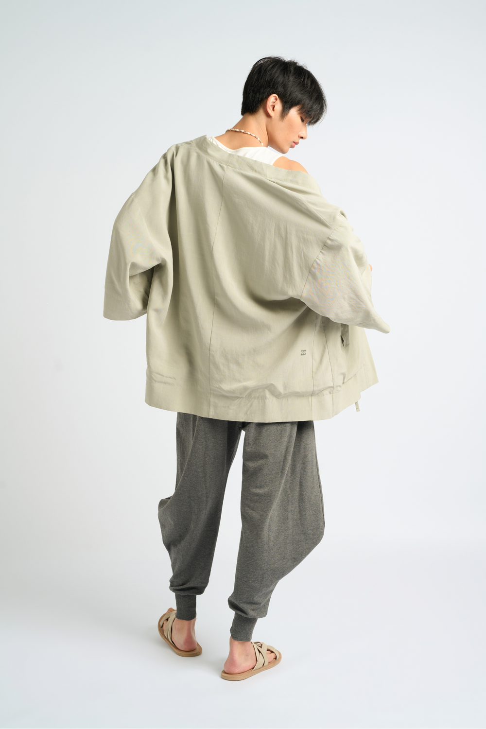 FREEDOM Noragi Jacket (100% TENCEL™ linen) - Sea Sage