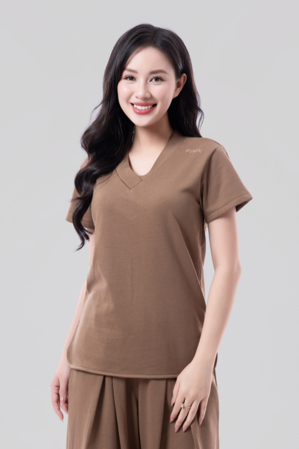 The ESSENCE Juban Tee - Mocha Brown