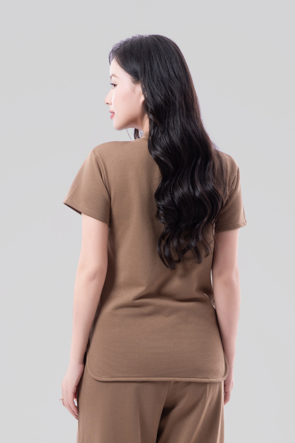 The ESSENCE Juban Tee - Mocha Brown