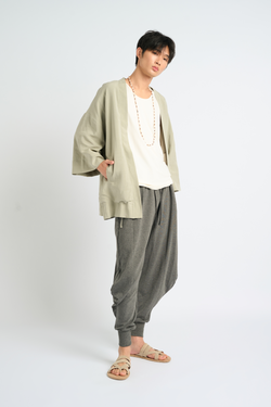 FREEDOM Noragi Jacket (100% TENCEL™ linen) - Sea Sage