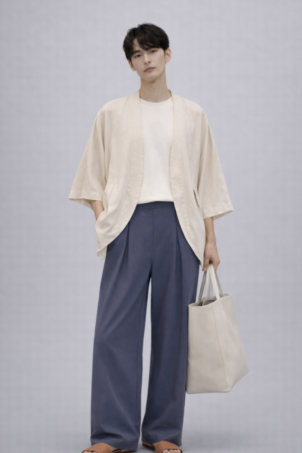 RYÚ Cocoon Jacket - Oat White