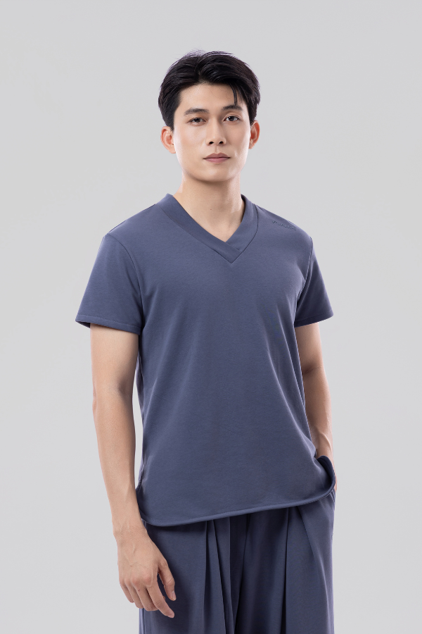 The ESSENCE Juban Tee - Shadow Blue