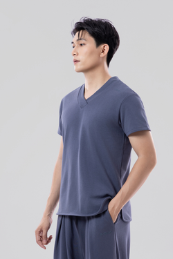 The ESSENCE Juban Tee - Shadow Blue