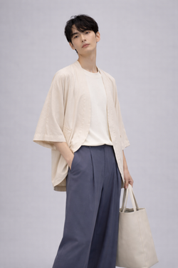 RYÚ Cocoon Jacket - Oat White