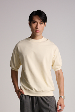 The Perfect Oversized Sweatshirt Tee - Tagua White