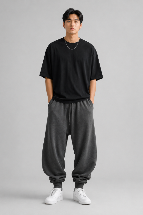 Freedom Harem Joggers - Melange Grey