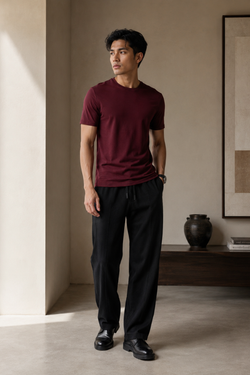 Genesis Core Tee - Oxblood Red