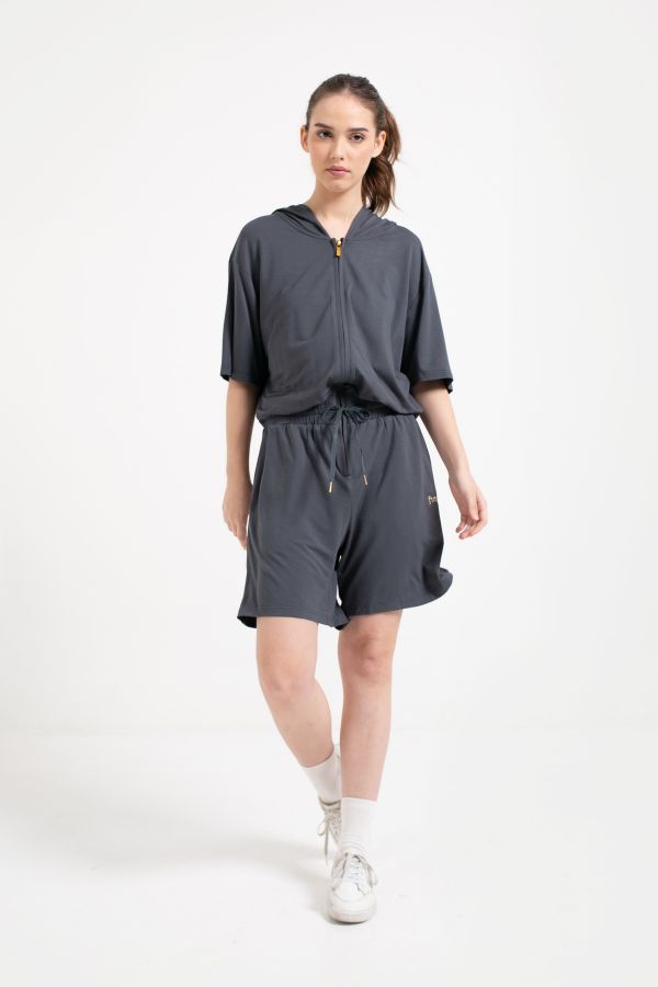 Aura Romper - Luna Grey