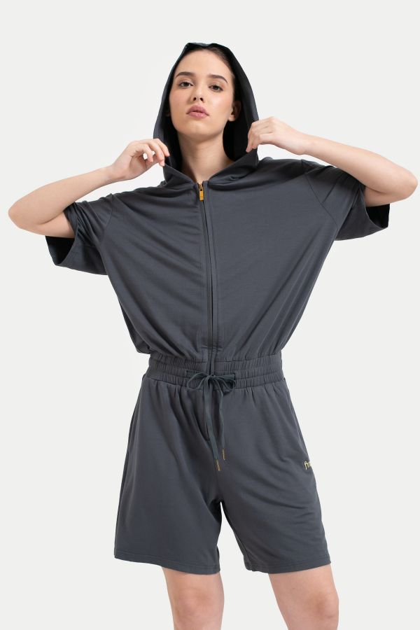 Aura Romper - Luna Grey