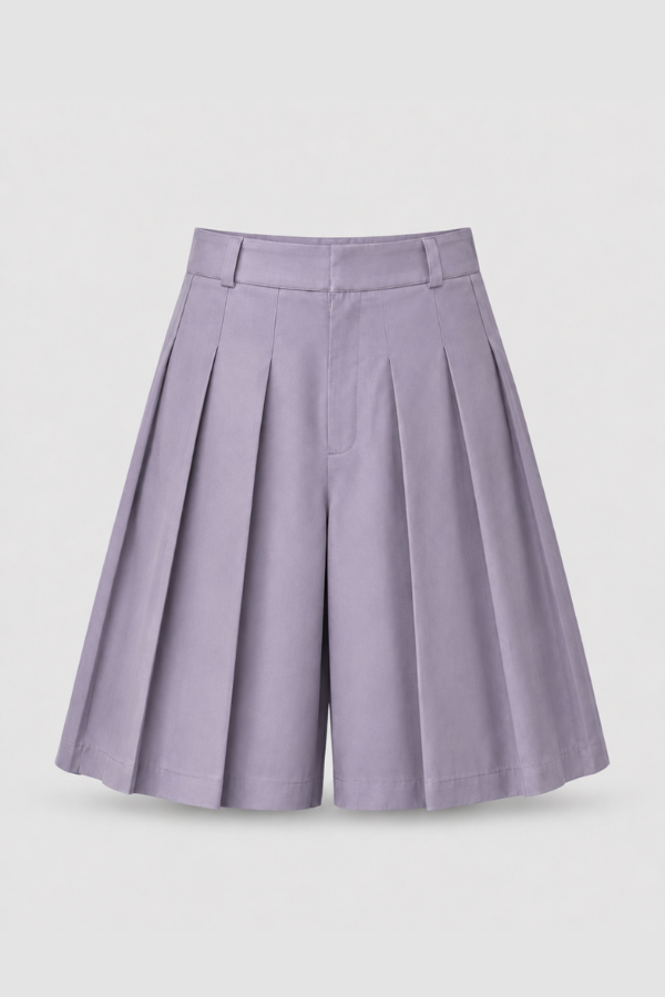 RYÚ Hakama Shorts - Ash Lilac