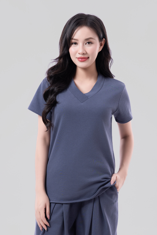 The ESSENCE Juban Tee - Shadow Blue