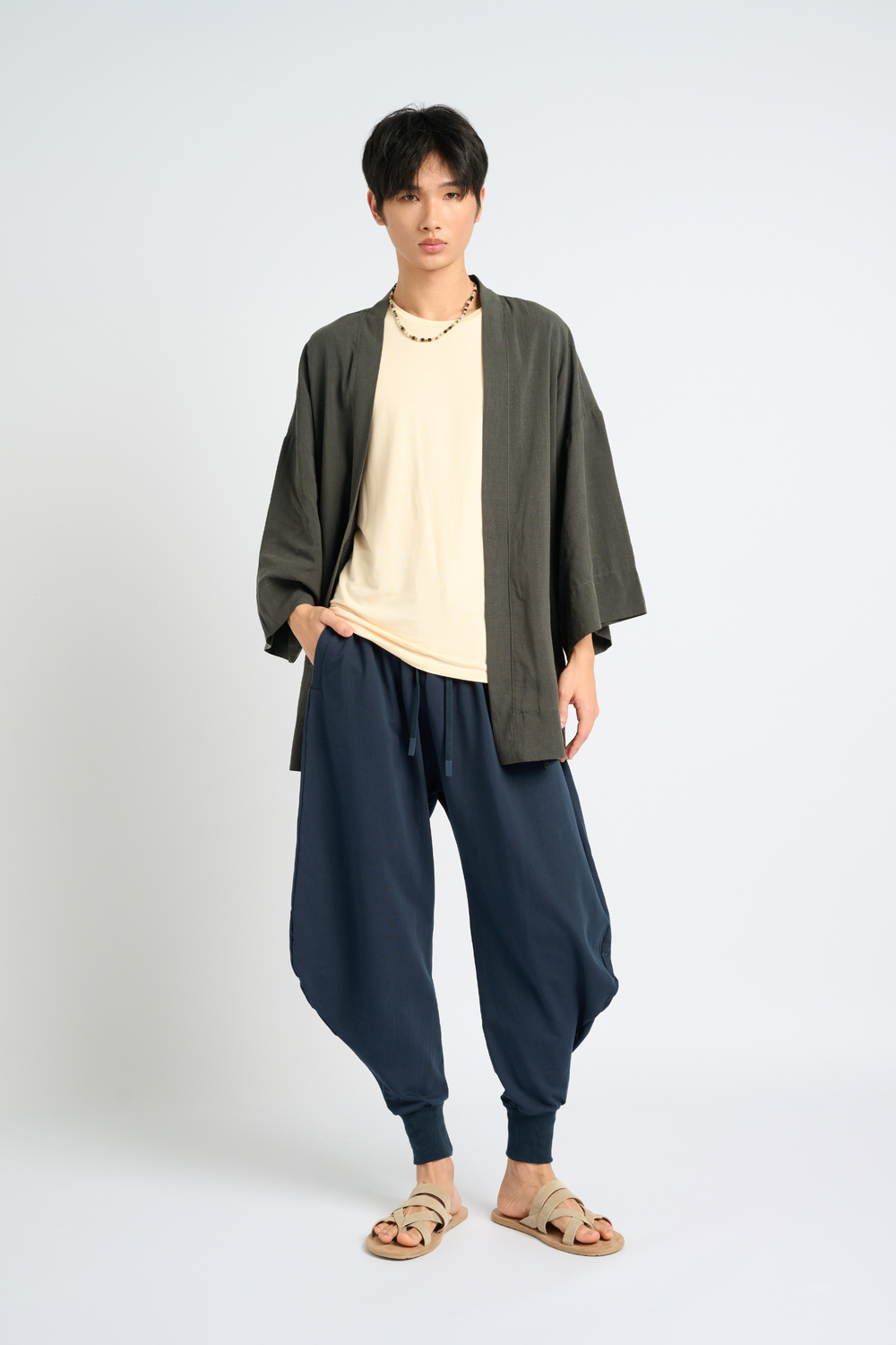 FREEDOM Noragi Jacket (100% TENCEL™ linen) - Anthracite Grey