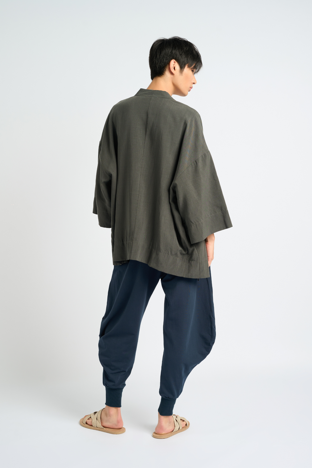 FREEDOM Noragi Jacket (100% TENCEL™ linen) - Anthracite Grey