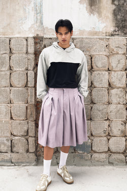 ARI Super Cropped Hoodie - Heather Grey