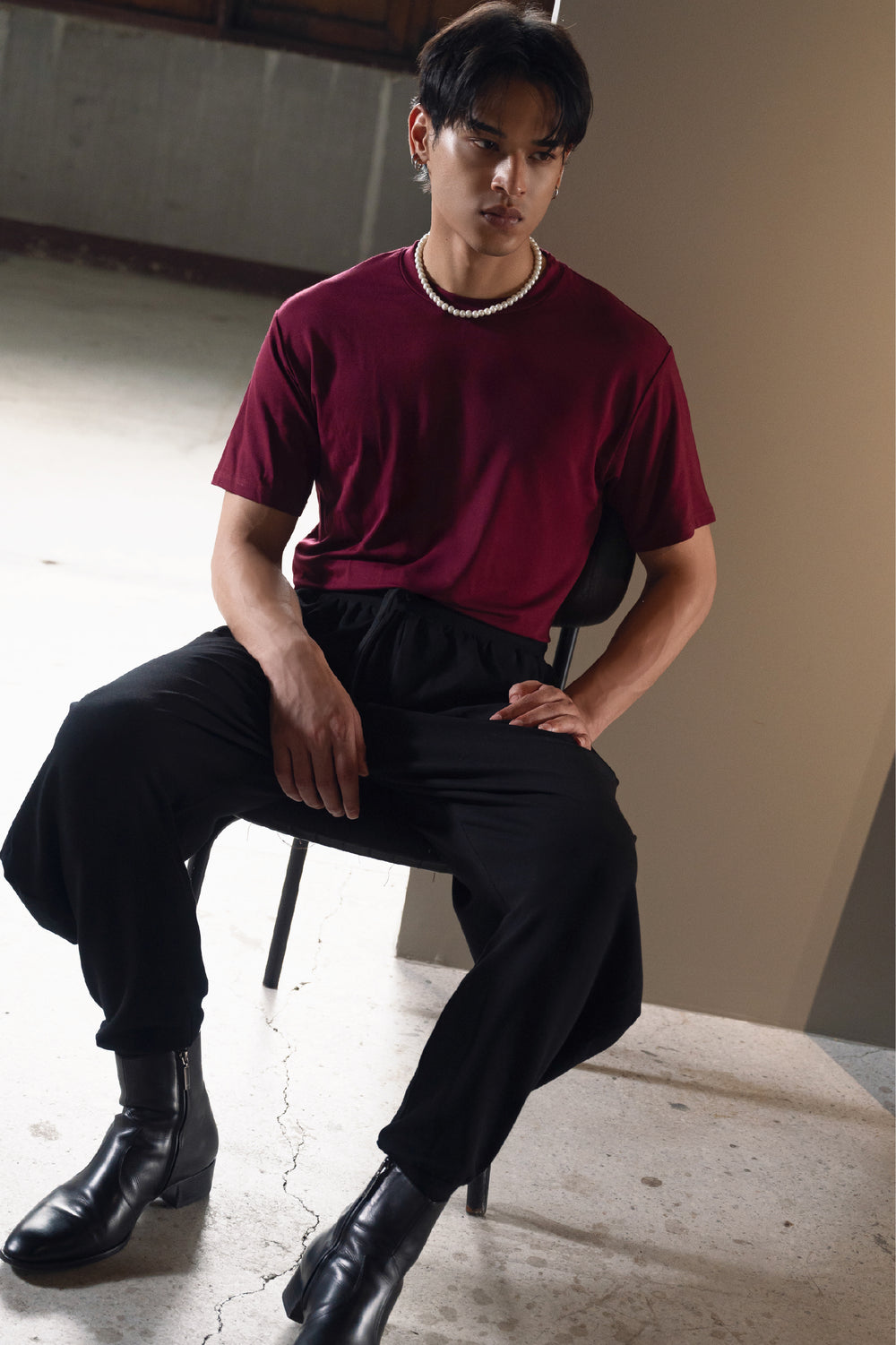 Genesis Core Tee - Oxblood Red