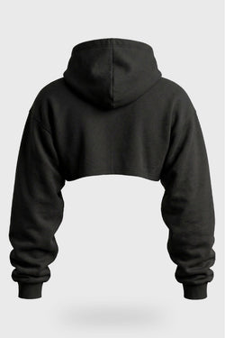 ARI Super Cropped Hoodie - Black