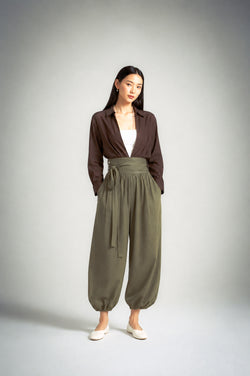 RYÚ Drop-V Seamless Collar Shirt - Espresso