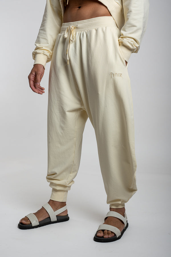 Freedom Harem Joggers - Tagua White