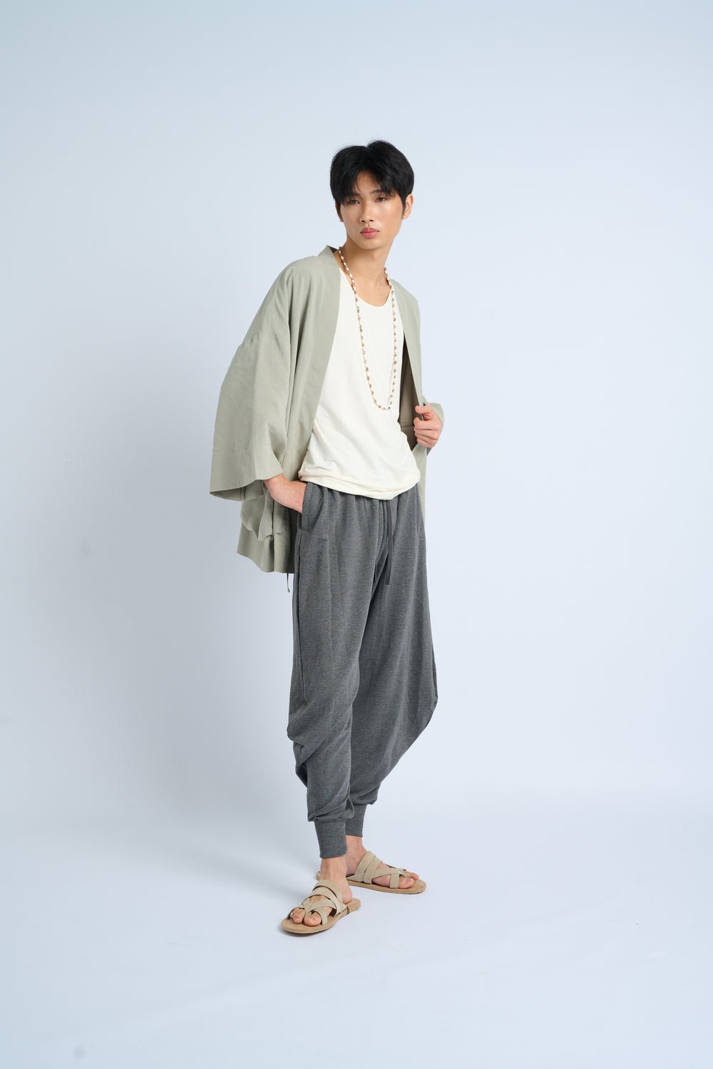 FREEDOM Noragi Jacket (100% TENCEL™ linen) - Sea Sage