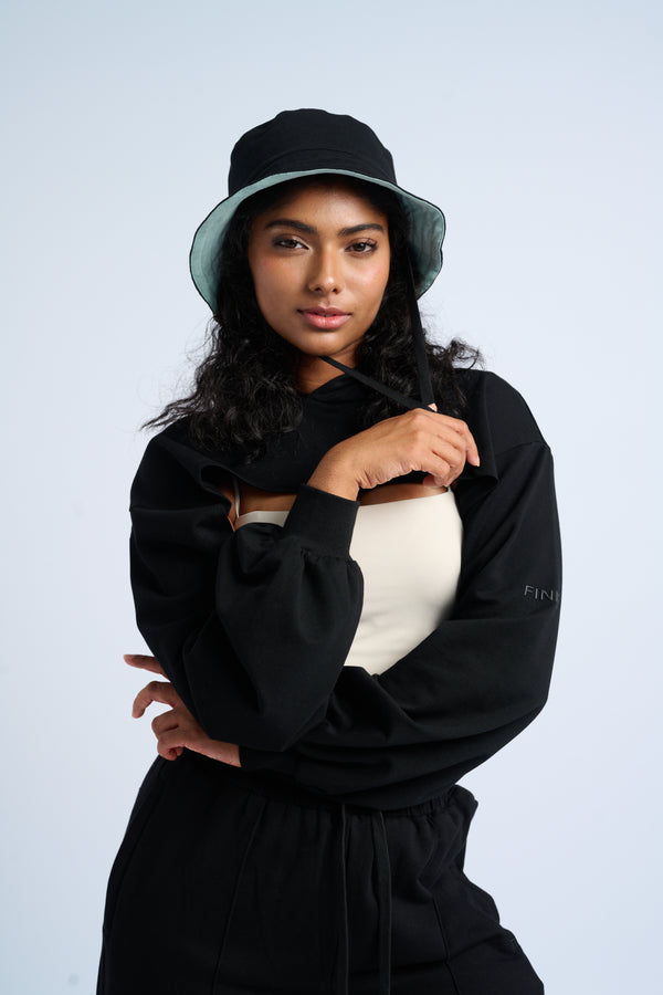 Finix X Re-store Reversible Bucket Hat with Detachable Draw Cord