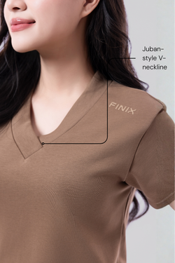 The ESSENCE Juban Tee - Mocha Brown