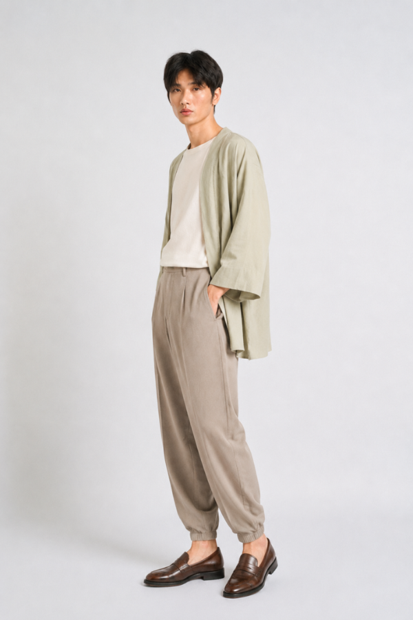 FREEDOM Noragi Jacket (100% TENCEL™ linen) - Sea Sage