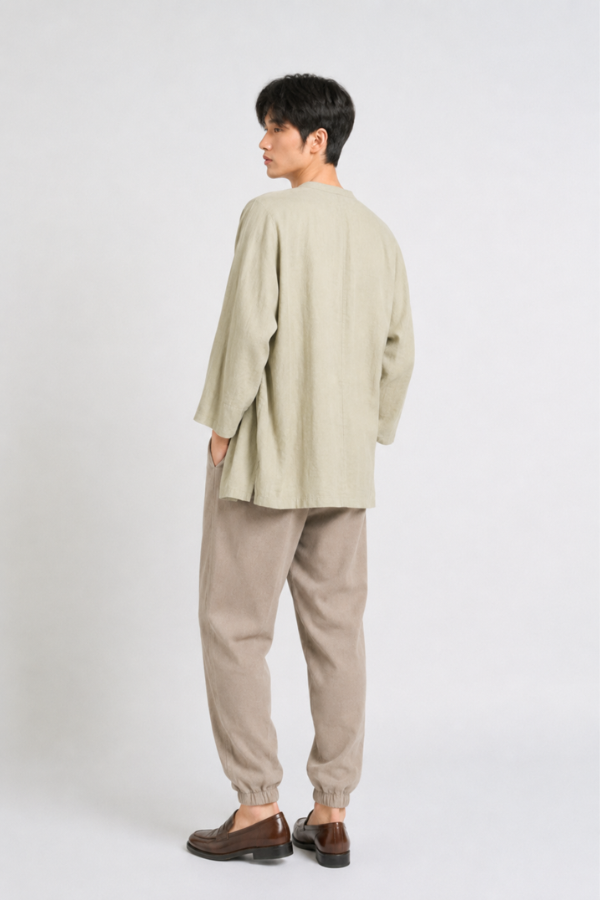 FREEDOM Noragi Jacket (100% TENCEL™ linen) - Sea Sage